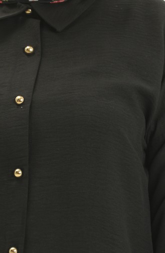 Buttoned Tunic 1847-01 Black 1847-01
