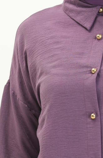Buttoned Tunic 1847-02 Purple 1847-02