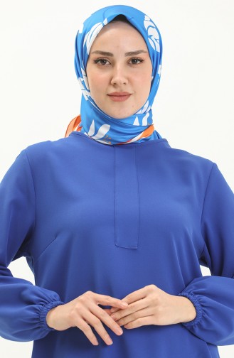 Patlı Düz Tunik 1848-01 Saks