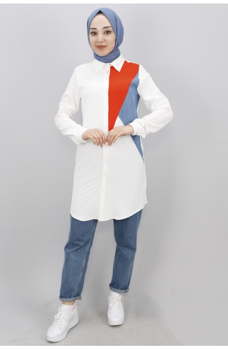 Orange Hemd 10059-01