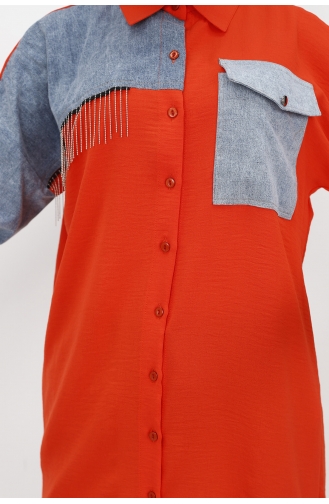 Chemise Orange 10073-03