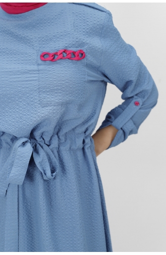 Indigo Hijab Kleider 1021-01