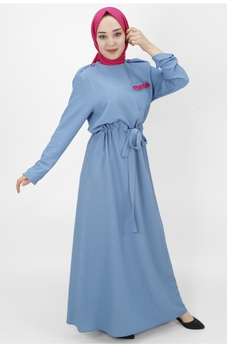 Indigo Hijab Kleider 1021-01