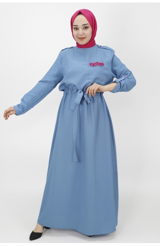 Indigo Hijab Kleider 1021-01