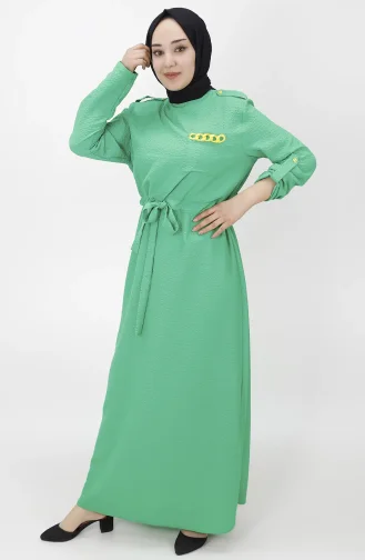 Robe Hijab Vert 1021-02