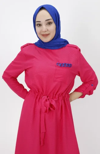 Robe Hijab Fushia 1021-03