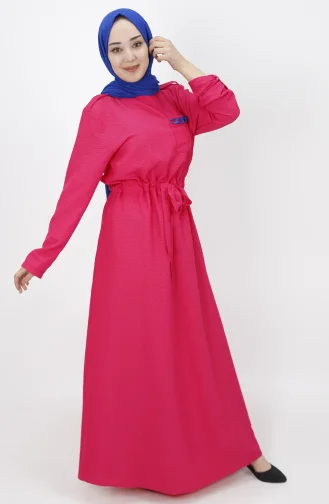 Robe Hijab Fushia 1021-03