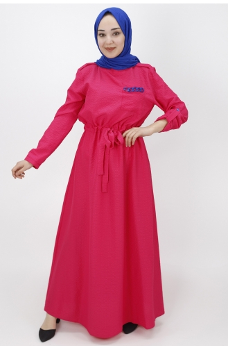 Robe Hijab Fushia 1021-03
