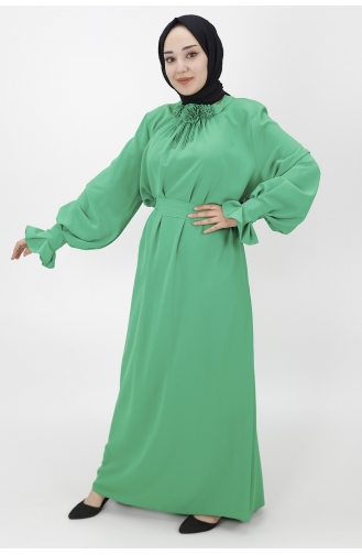 فستان أخضر حشيشي 1024-01