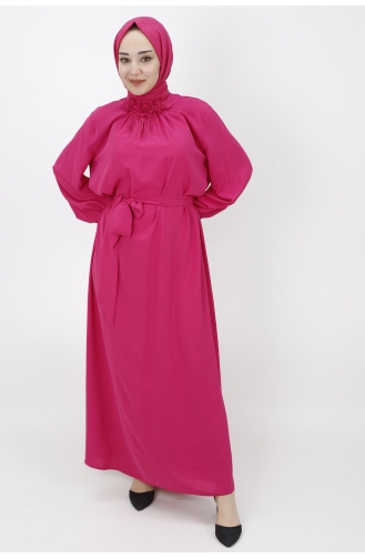 Fuchsia Hijab Kleider 1024-02