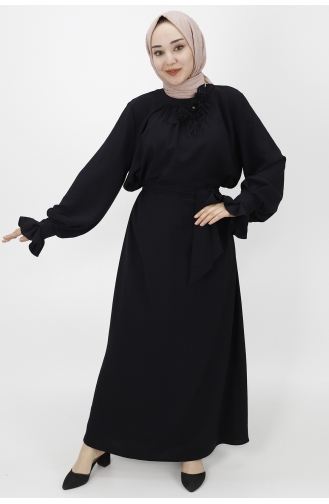 Robe Hijab Noir 1024-03