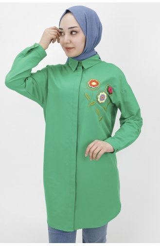 قميص أخضر حشيشي 23059-04