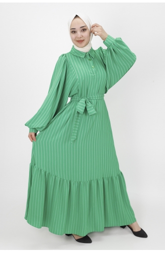 Robe Hijab Vert 1027-01