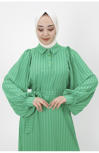 Robe Hijab Vert 1027-01