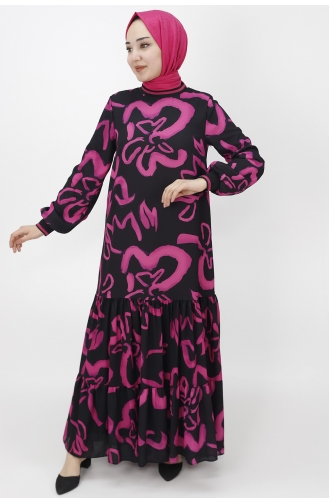 Robe Hijab Noir 12437-02