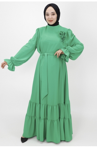 Robe Hijab Vert 1028-02