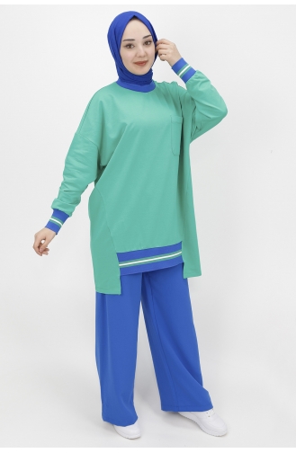 قميص رياضي أخضر حشيشي 10273-03