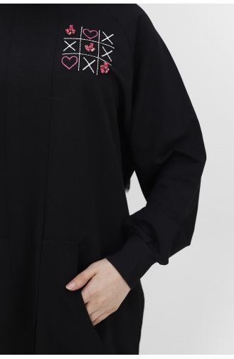 Sweatshirt Noir 10207-01