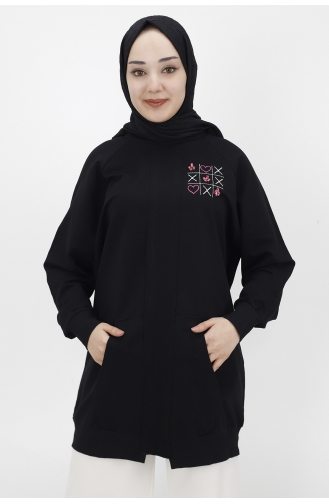 Sweatshirt Noir 10207-01