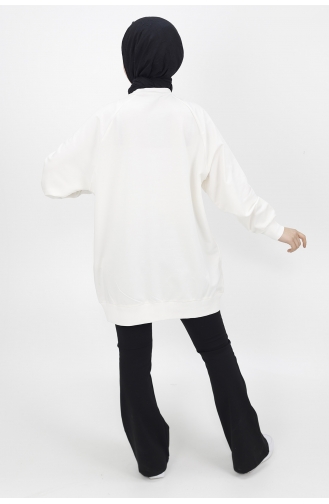 Ecru Sweatshirt 10207-02