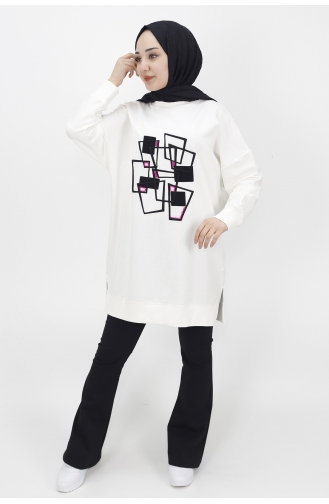 Ecru Sweatshirt 10203-01