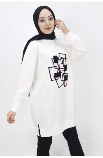 Ecru Sweatshirt 10203-01