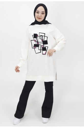 Ecru Sweatshirt 10203-01