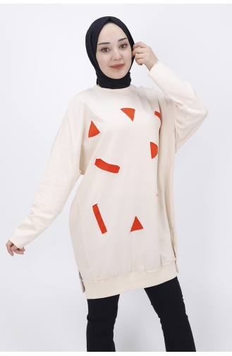 Beige Sweatshirt 10251-02