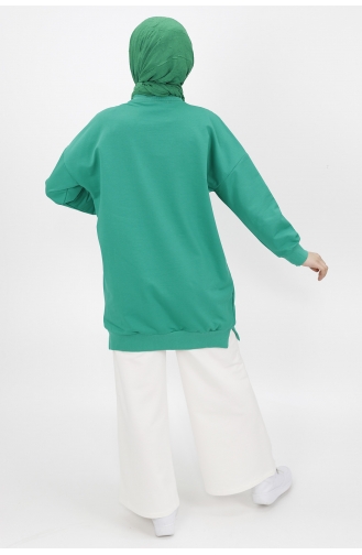 Sweatshirt Vert 23010-03