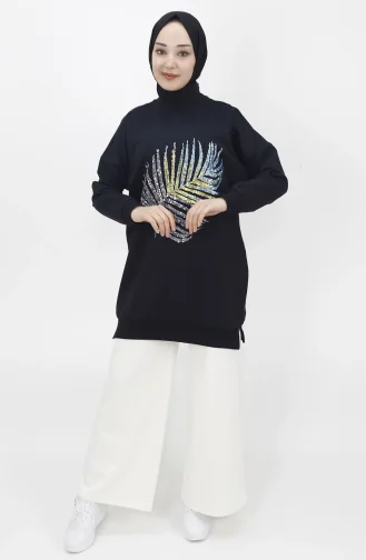 Schwarz Pulli 23010-04