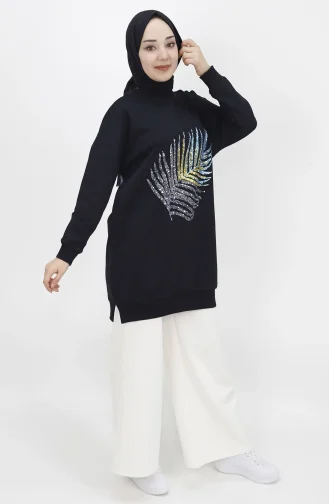 Schwarz Pulli 23010-04