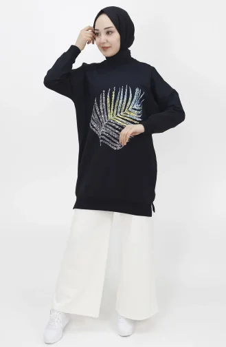 Schwarz Pulli 23010-04