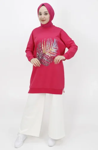 Sweatshirt Fushia 23010-05