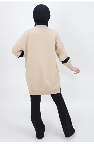 Beige Sweatshirt 23011-03