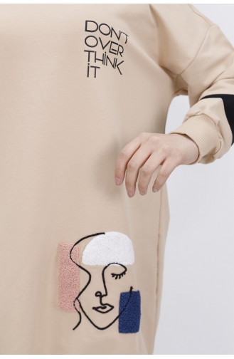 Beige Sweatshirt 23011-03