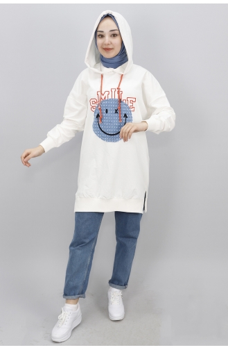 Ecru Sweatshirt 10230-01