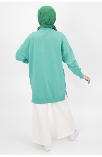 Sweatshirt Vert 10208-01