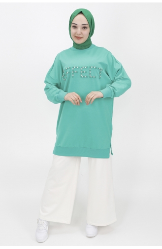 قميص رياضي أخضر حشيشي 10208-01