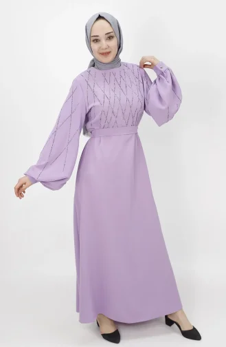 Habillé Hijab Lila 2041-01