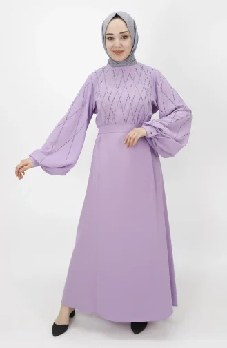 Habillé Hijab Lila 2041-01