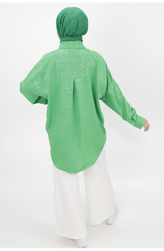 Green Overhemdblouse 10245-03