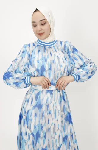 فستان أزرق 1033-02