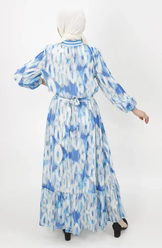 فستان أزرق 1033-02
