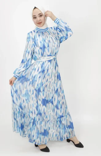 فستان أزرق 1033-02