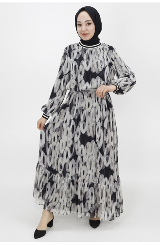 Robe Hijab Noir 1033-03