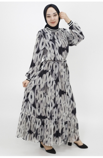 Robe Hijab Noir 1033-03