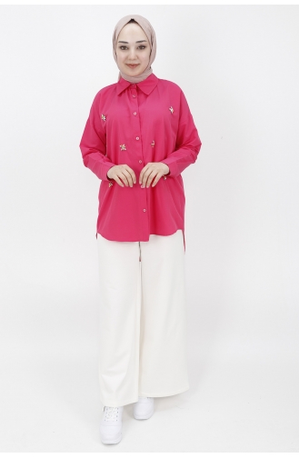 Fuchsia Overhemdblouse 7116-01