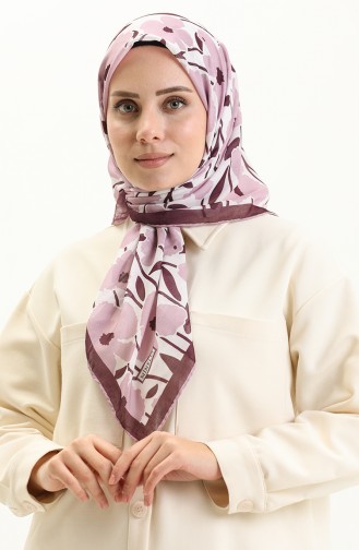 Minelli Soft Scarf 2025-01 Lilac Dark Plum 2025-01