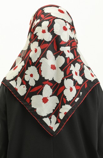 Minelli Soft Scarf 2025-05 Cream Red 2025-05