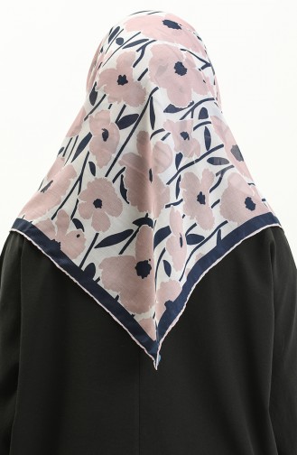 Minelli Soft Eşarp 2025-06 Pudra Lacivert